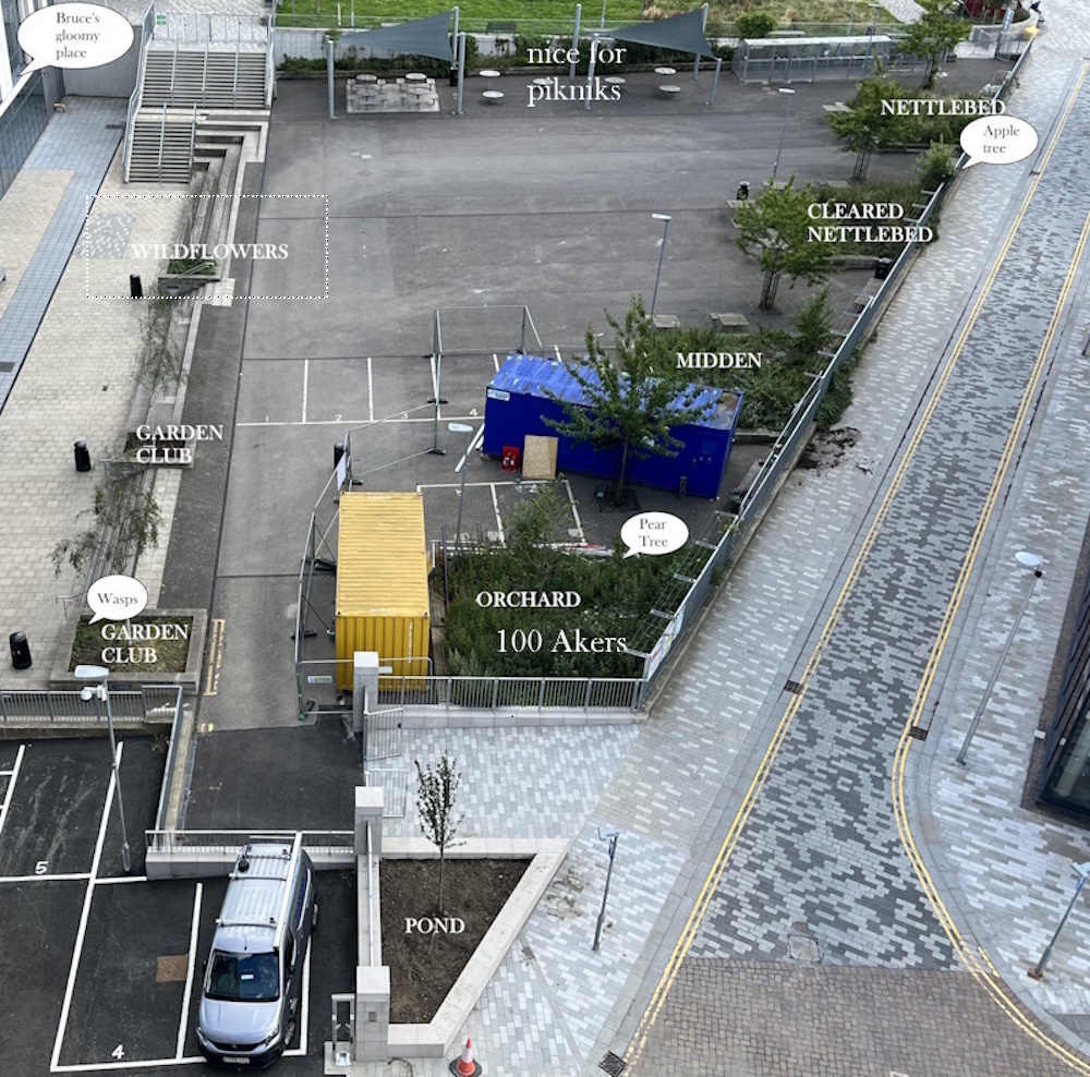 plan of the playground at Boroughmuir