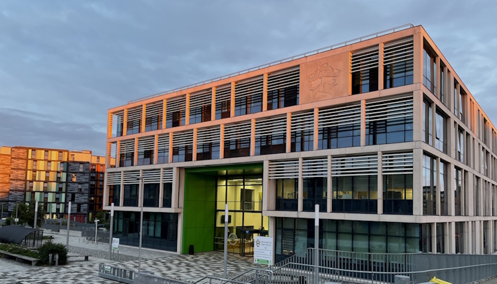 Boroughmuir school at dawn